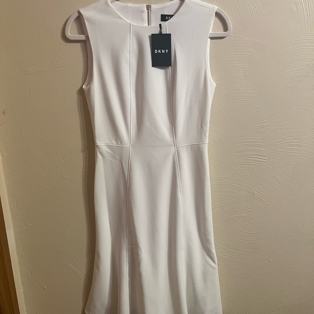 DKNY white dress WITH TAGS
